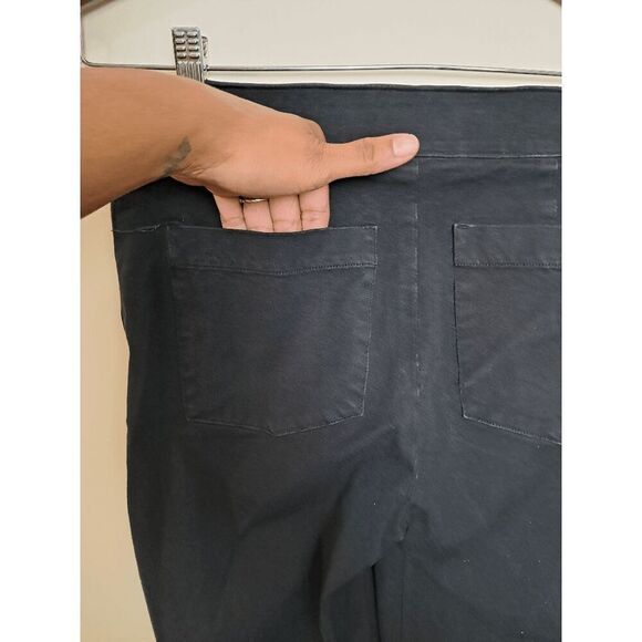 Spanx Straight Leg Pants Women's Black Size Medium - Picture 4 of 5